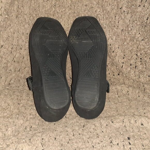 ZIERA RIVAL-Black Nubuck Mary Janes-Hidden Heel-Sz 7.5-Near Mint - Picture 8 of 8